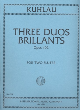 3 Duos Brillants op.102 for 2 flutes