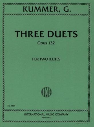 3 Duets op.132 for 2 flutes score