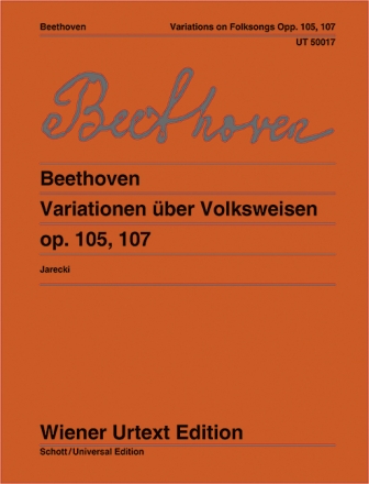 Variationen ber Volksweisen op.105 und 107 fr Klavier und Flte ad lib.