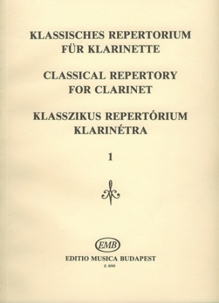 Klassisches Repertorium Band 1 fr Klarinette und Klavier