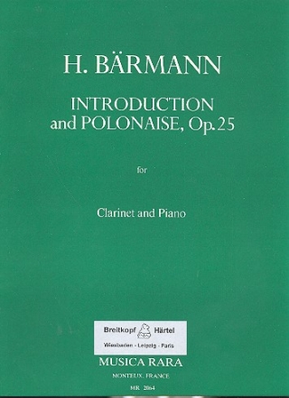 Introduction and Polonaise op.25 for clarinet and piano