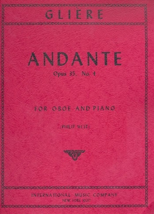 Andante op.35,4 for oboe and piano