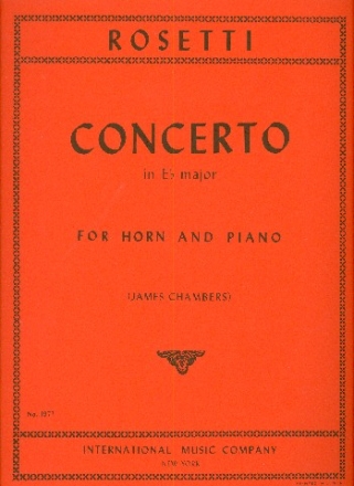 Concerto E flat major for horn and piano