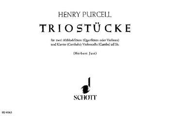 11 Trios fr 2 Altblockflten und Klavier (Violoncello ad lib) Stimmen