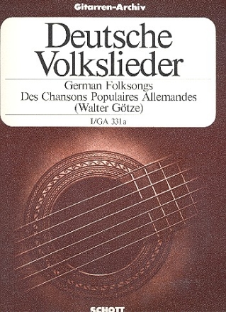 Deutsche Volkslieder Band 1 fr Gitarre