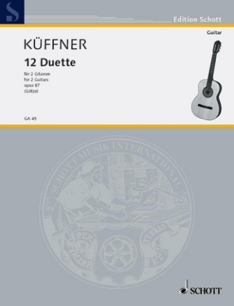 12 Duette op.87 fr 2 Gitarren Spielpartitur