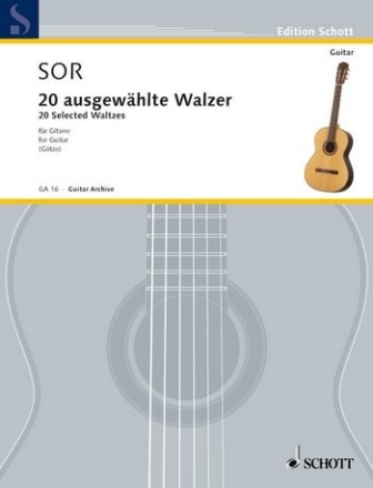 20 ausgewhlte Walzer fr Gitarre