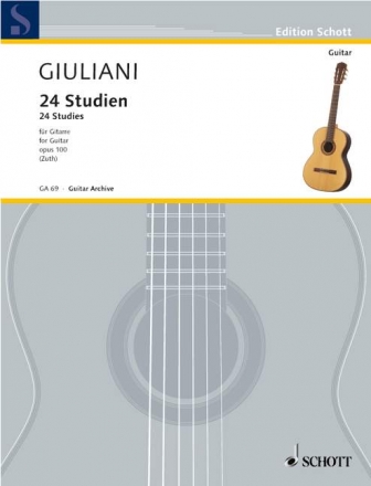 24 Studien op.100 fr Gitarre