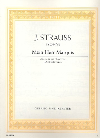 Mein Herr Marquis fr Koloratursopran und Klavier