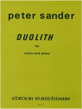 Duolith for violin and piano