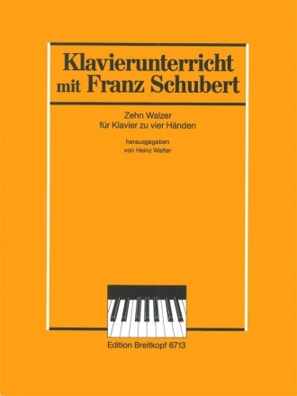 10 Walzer fr Klavier zu 4 Hnden