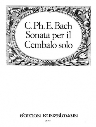 Sonata c-Moll per il cembalo solo, WQ 60 fr Klavier