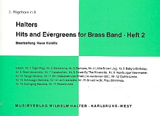 Halters Hits and Evergreens Band 2 fr Blasorchester Flgelhorn 2