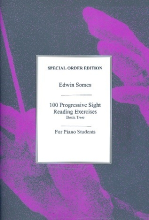 100 progressive Sight-Reading Exercises vol.2 for piano students