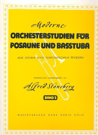 Moderne Orchesterstudien Band 5 fr Posaune und Batuba