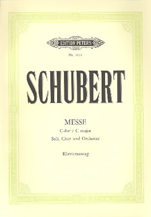 Messe C-Dur op.48 D452 fr Soli, Chor, Orchester und Orgel Klavierauszug (la)