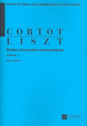 Etudes d'excution transcendante vol.1 (nos.1-4) pour piano