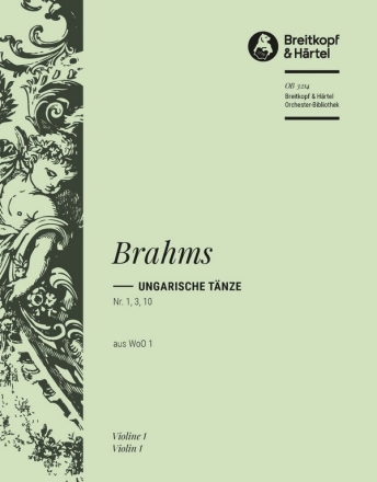 Ungarische Tnze Nr.1, 3 und 10 fr Orchester Violine 1