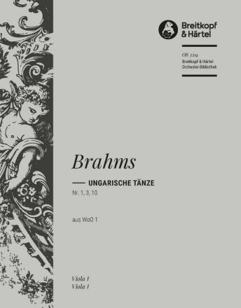 Ungarische Tnze Nr.1, 3 und 10 fr Orchester Viola