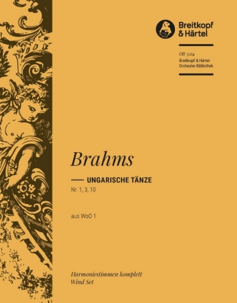 Ungarische Tnze Nr.1, 3 und 10 fr Orchester Harmonie