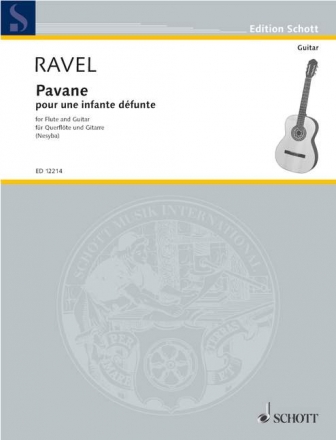 Pavane pour une infante defunte for flute and guitar