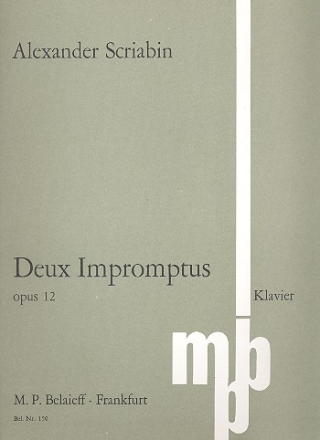 2 Impromptus op.12 fr Klavier