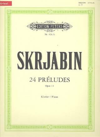 24 prludes op.11 fr Klavier