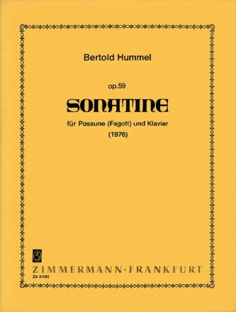 Sonatine op.59 fr Posaune und Klavier