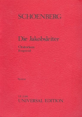 Die Jakobsleiter fr Chor und Orchester Partitur (dt)