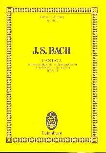 Ich armer Mensch ich Sndenknecht - kantate Nr.55 BWV55 fr Soli, Chor und Orchester Studienpartitur (dt/eng)