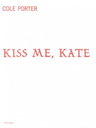 Kiss me, Kate - Musical vocal score (en)