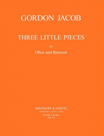 3 small Pieces for oboe and bassoon score