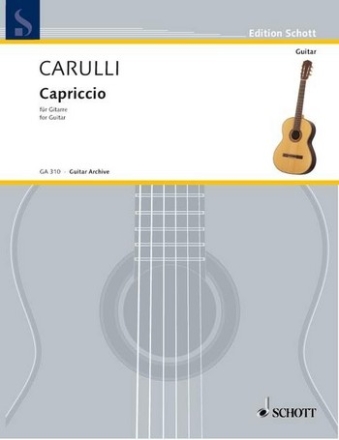 Capriccio Anschlagsstudie fr Gitarre