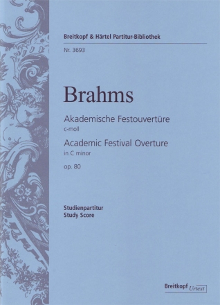 Akademische Festouvertre c-Moll op.80 fr Orchester Studienpartitur