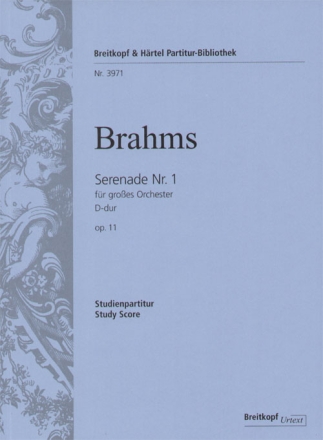 Serenade D-Dur Nr.1 op.11 fr Orchester Studienpartitur