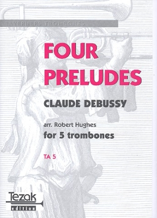 4 Preludes  for 5 trombones score and 5 parts