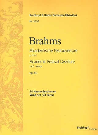 Akademische Festouvertre c-Moll op.80 fr Orchester Harmonie