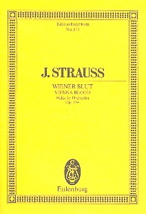 Wiener Blut op.354 fr Orchester Studienpartitur