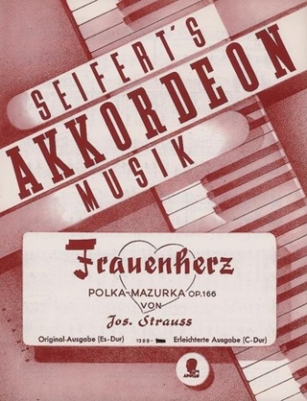 Frauenherz (Polka-Mazurka) fr Akkordeon