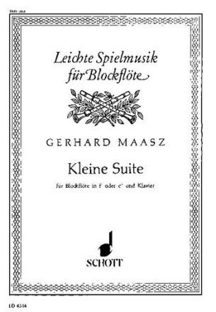 Kleine Suite fr Sopran- oder Alt-Blockflte und Klavier