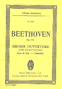 Zur Namensfeier op.115 fr Orchester Studienpartitur