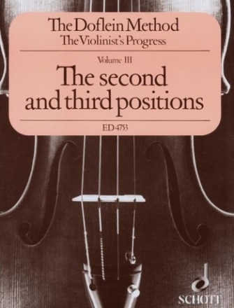 The Doflein Method Volume 3 fr Violine