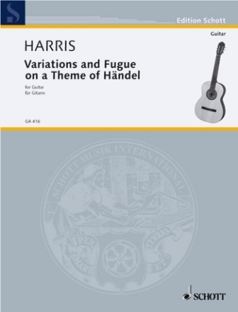 Variations and fugue on a theme of Hndel for guitar