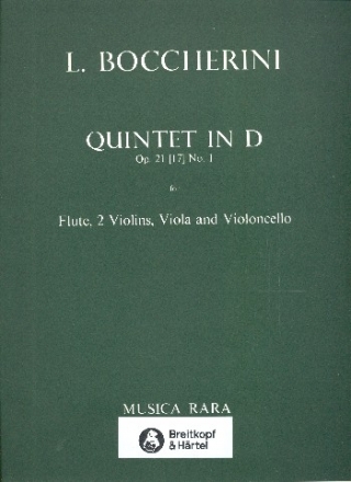 Quintett D-Dur Nr.1 op.21,1 fr Flte und Streichquartett Stimmen