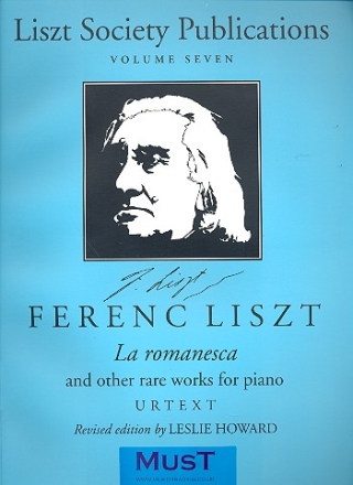 Liszt Society Publications vol.7 La romanesca and other rare works