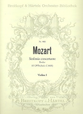 Sinfonia concertante Es-Dur KV297b fr Orchester Violine 1