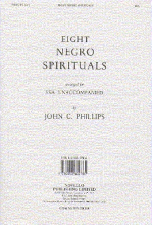 8 Negro Spirituals for female chorus a cappella score (en)