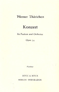 Konzert op.34 fr Pauken und Orchester Studienpartitur