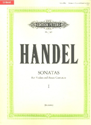 Sonatas vol.1 for violin and bc