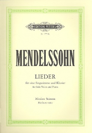 Lieder fr Gesang (mittel) und Klavier (dt)